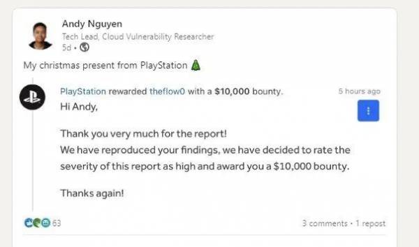 PlayStation снова взломали — Sony заплатила 10 тысяч долларов за найденную уязвимость