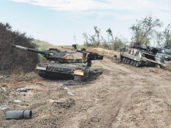 Командир украинского танка позорно сбежал во время атаки ВС РФ