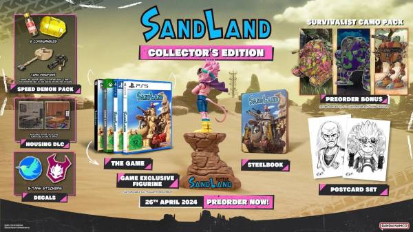 Sand Land от автора Dragon Ball на Unreal Engine 5 выйдет 26 апреля — появился новый трейлер