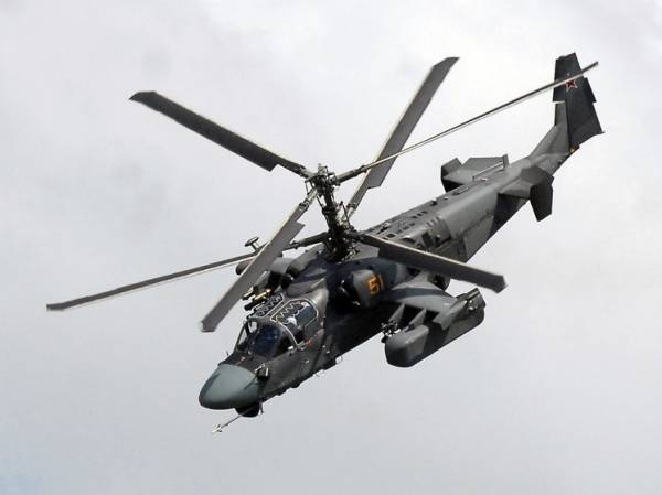 Минобороны: вертолеты Ка-52 и Ми-35 поразили технику и подразделения ВСУ