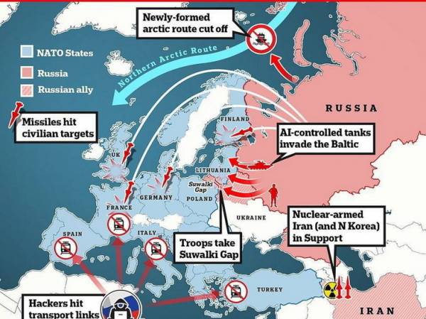 В Британии выдали новый «сценарий нападения России на НАТО»