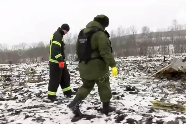 Все обломки сбитого Ил-76 вывезли с места крушения под Белгородом