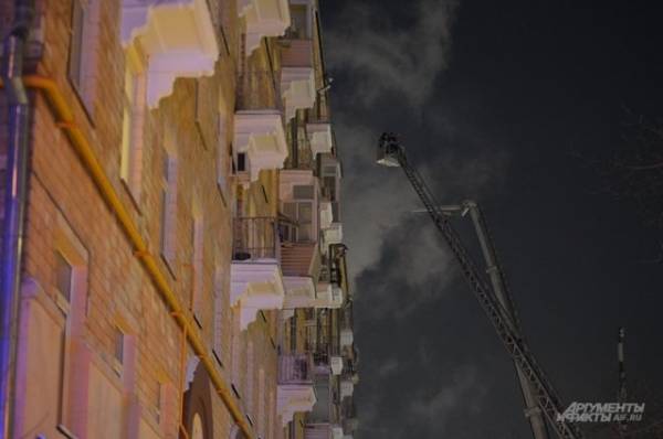 СК: кровля дома в Москве могла загореться из-за проблем с системой обогрева