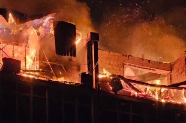 Пожарные локализовали крупное возгорание в жилом доме в Анапе