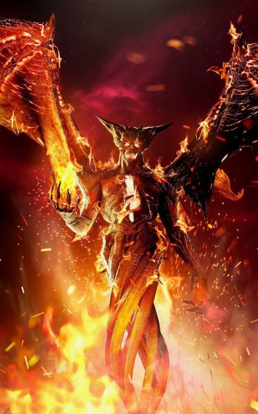 Посмотрите на устрашающего огненного демона из ремейка ролевой игры Gothic