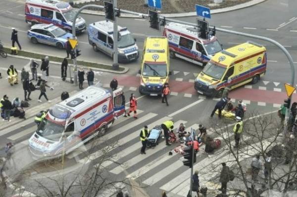 Польская полиция: наезд на пешеходов в Щецине не квалифицируется как теракт