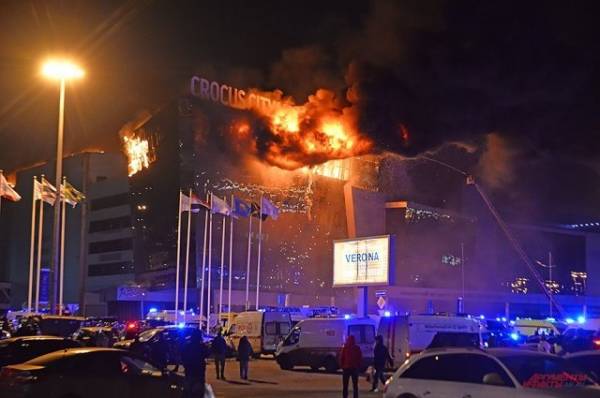 МЧС: в «Крокус Сити Холле» ликвидировали открытое горение