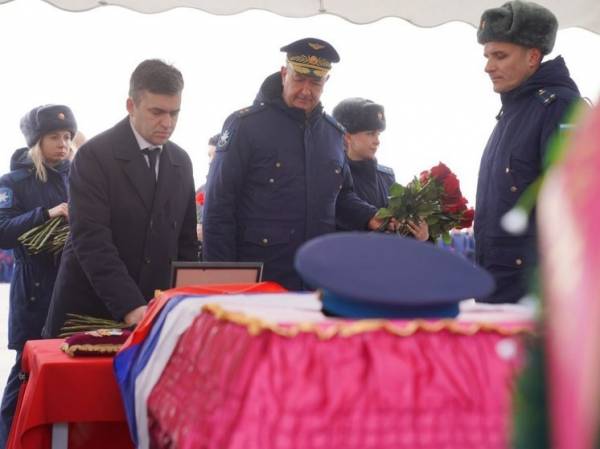 В Иванове простились с погибшим на СВО экипажем самолёта А-50