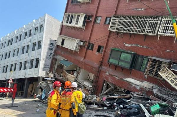 Мощность землетрясения на Тайване сравнили со взрывом 32 атомных бомб