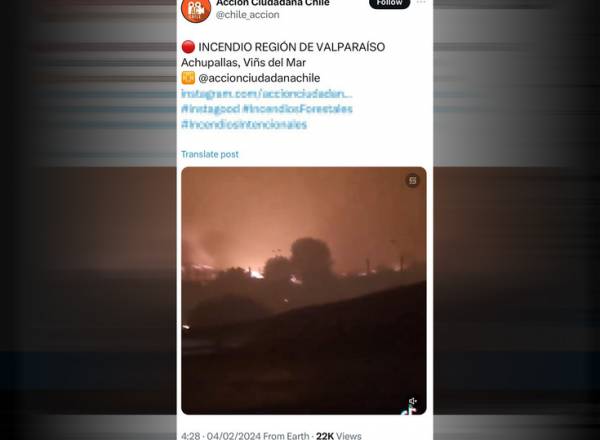 Иранское ТВ выдало видео с пожаром в Чили за удар по Израилю