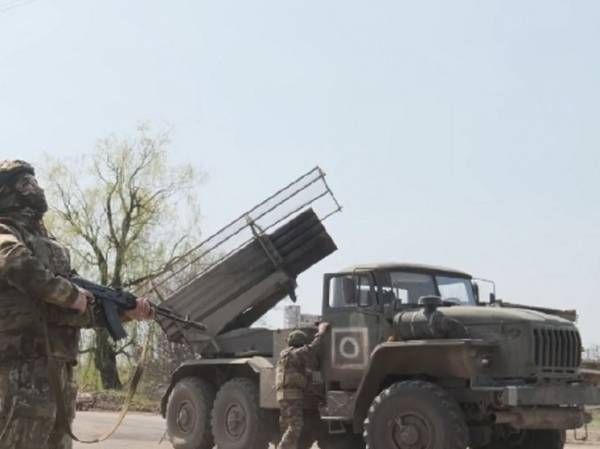 Реактивные снаряды "Града" разгромили ВСУ на авдеевском направлении
