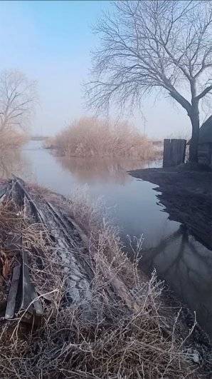 Уровень воды в реке Тобол в Кургане достиг отметки опасного явления