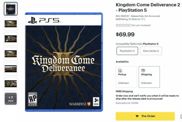 Стоимость дисков Kingdom Come: Deliverance II составит 70 долларов