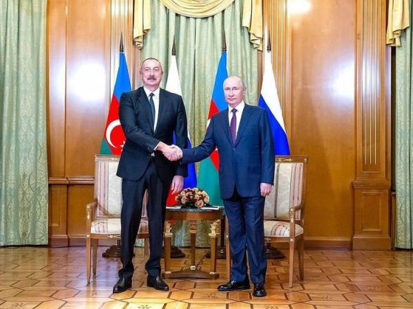 Путин проведет встречу с президентом Азербайджана